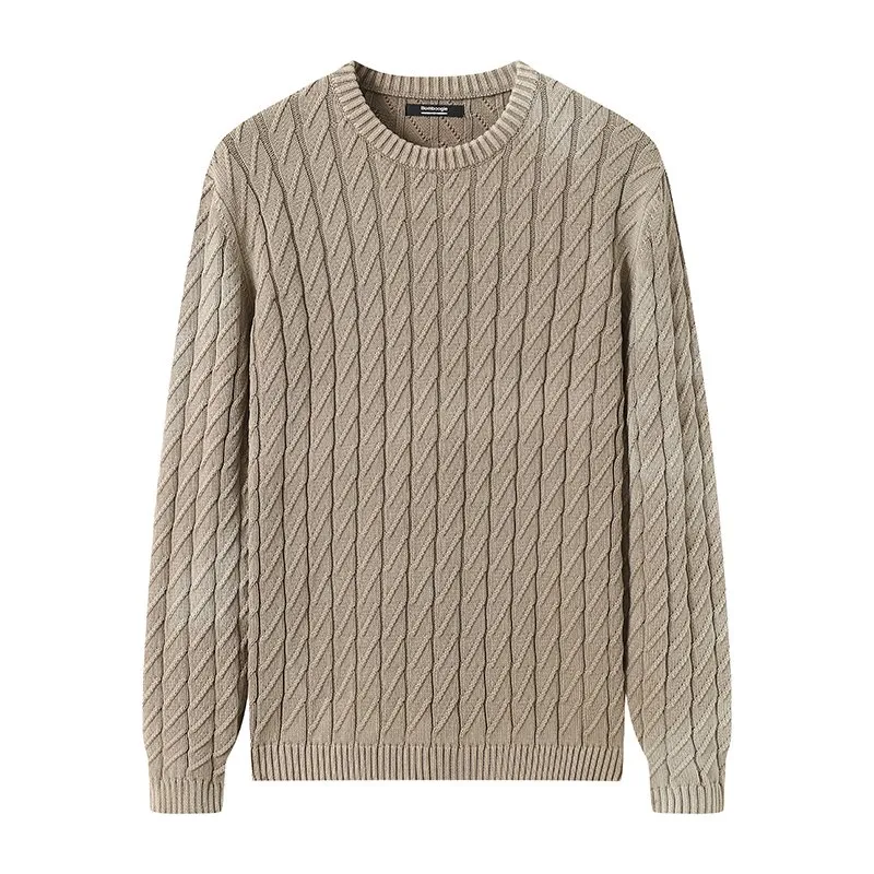 Men Cable Knit Pullover