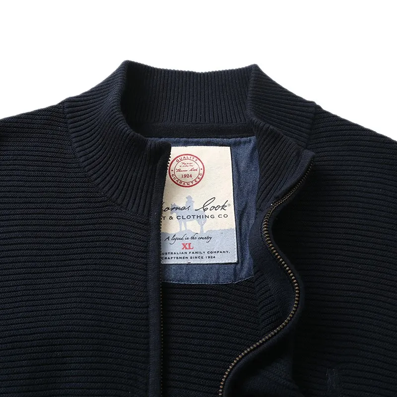 Mens Cotton Zip Cardigan Wholesale&Retail