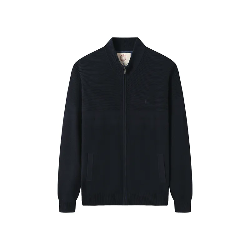 Mens Cotton Zip Cardigan