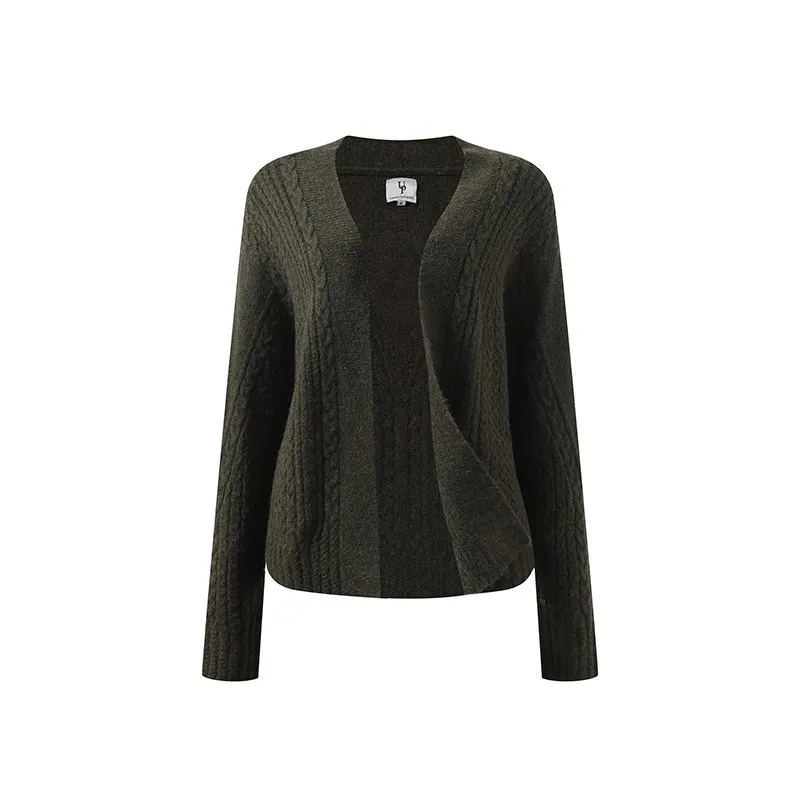 Oversized Open Front Cardigan Sweater