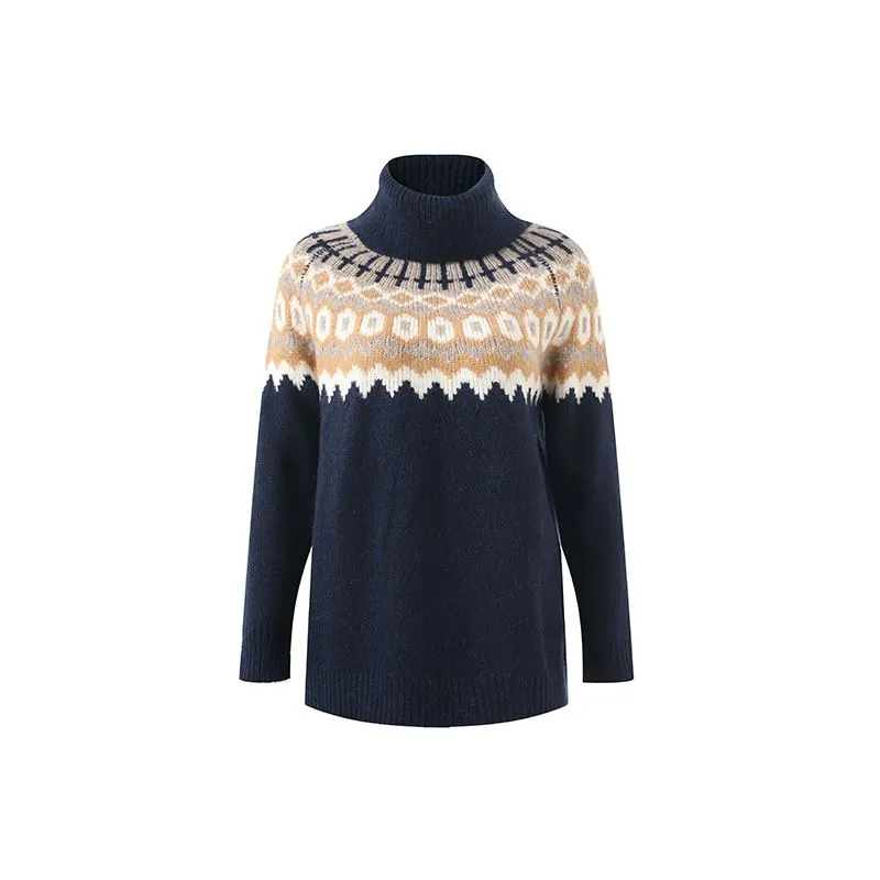 Women's Fair Isle Turtleneck Sweater